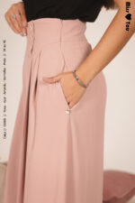 CALÇA PANTALONA ROSA COM PREGAS E BOTÕES MISS YOU - Image 3