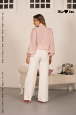 BLUSA COM LAÇO E DETALHE FRANZIDO ROSA MISS YOU - Image 4