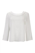 BLUSA BRANCA COM BOTÕES NAS COSTAS SILVINA CAMPOS - Image 3