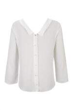 BLUSA BRANCA COM BOTÕES NAS COSTAS SILVINA CAMPOS - Image 4