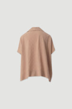 TÚNICA BEGE FLUIDA COM DECOTE CRUZADO FERRACHE - Image 5