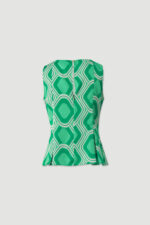 TOP ESTAMPADO COM PREGAS FERRACHE - Image 2