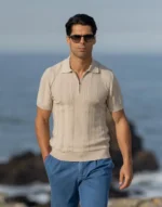 POLO ESTRUTURA COM FECHO AREIA ZOLF