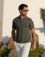 POLO ESTRUTURA COM FECHO VERDE MILITAR ZOLF