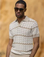 POLO MALHA JACQUARD AREIA ZOLF