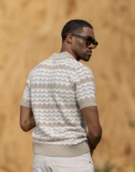 POLO MALHA JACQUARD AREIA ZOLF - Image 3