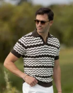 POLO MALHA JACQUARD CACAU ZOLF