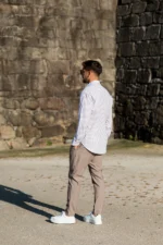 CAMISA DE RISCAS CASTANHO JOVITS - Image 2