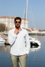 CAMISA DE RISCAS VERDE JOVITS