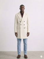 SOBRETUDO CRU DUPLO BOTÃO DONATO