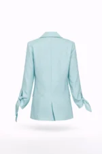 BLAZER AZUL ESTRUTURADO COM LAÇO NAS MANGAS SAHOCO - Image 4