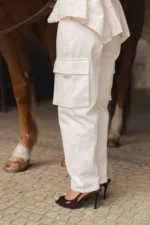 CALÇA BRANCA CARGO COM BOLSOS SAHOCO - Image 2