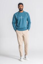 SWEATSHIRT AZUL DAVID JEF