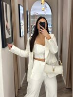 CONJUNTO BRANCO DE ALFAIATARIA PONTO CHIC - Image 3