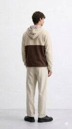 ANORAK BEGE E CASTANHO COM CAPUZ ERICK JEF - Image 2