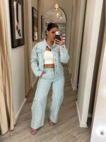 CONJUNTO GANGA CLARA CASACO E CALÇA PONTO CHIC