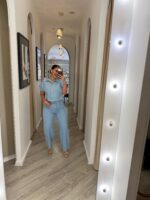 CAMISA CROPPED AZUL DENIM IMPERIAL - Image 2