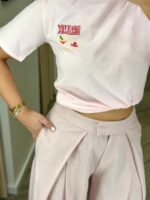 T-SHIRT ROSA COM ESTAMPADO COCKTAIL PONTO CHIC - Image 2