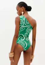 BODY VERDE ESTAMPADO HALTER COM DETALHE DOURADO LANÇA PERFUME - Image 3