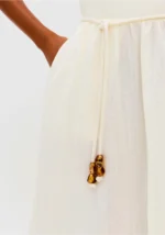 VESTIDO CRU FOLHO CONTRASTE LANÇA PERFUME - Image 5