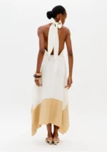 VESTIDO CRU FOLHO CONTRASTE LANÇA PERFUME - Image 3