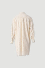 VESTIDO BEGE CURTO EM RENDA FERRACHE - Image 2