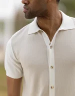 CAMISEIRO TRICOT ESTRUTURA ESPINHA BRANCO ZOLF - Image 3