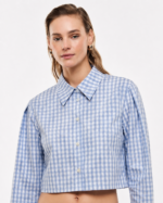 CAMISA AOS QUADRADOS AZUL IMPERIAL