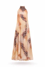 VESTIDO HALTER ANIMAL PRINT ACETINADO SAHOCO - Image 2