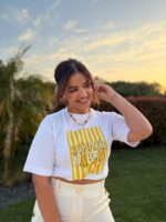 T-SHIRT BRANCA “SUMMER VIBES” DIXIE