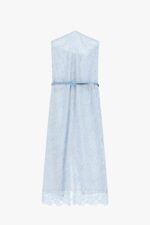 VESTIDO MIDI EM RENDA AZUL CÉU IMPERIAL - Image 4