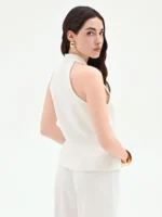 COLETE BRANCO COM LAÇO RINASCIMENTO - Image 3
