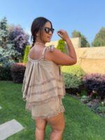 CONJUNTO CASTANHO COM TOP E CALÇÃO COM RENDA PONTO CHIC - Image 3
