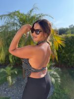TOP PRETO E BRANCO ÀS BOLINHAS PONTO CHIC - Image 2
