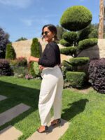 TOP CROPPED EM MALHA VAZADA PRETO PLEASE - Image 3