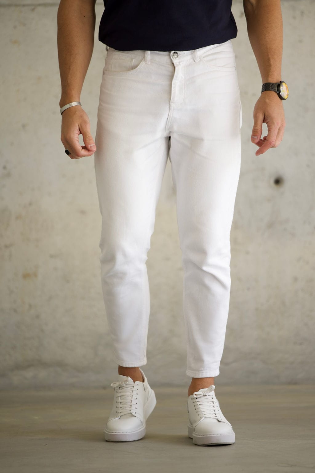 16D95FE5-2A4B-4673-8581-A812B0B39437 CALÇAS DE GANGA BRANCAS SKINNY IC WEAR - Image 1