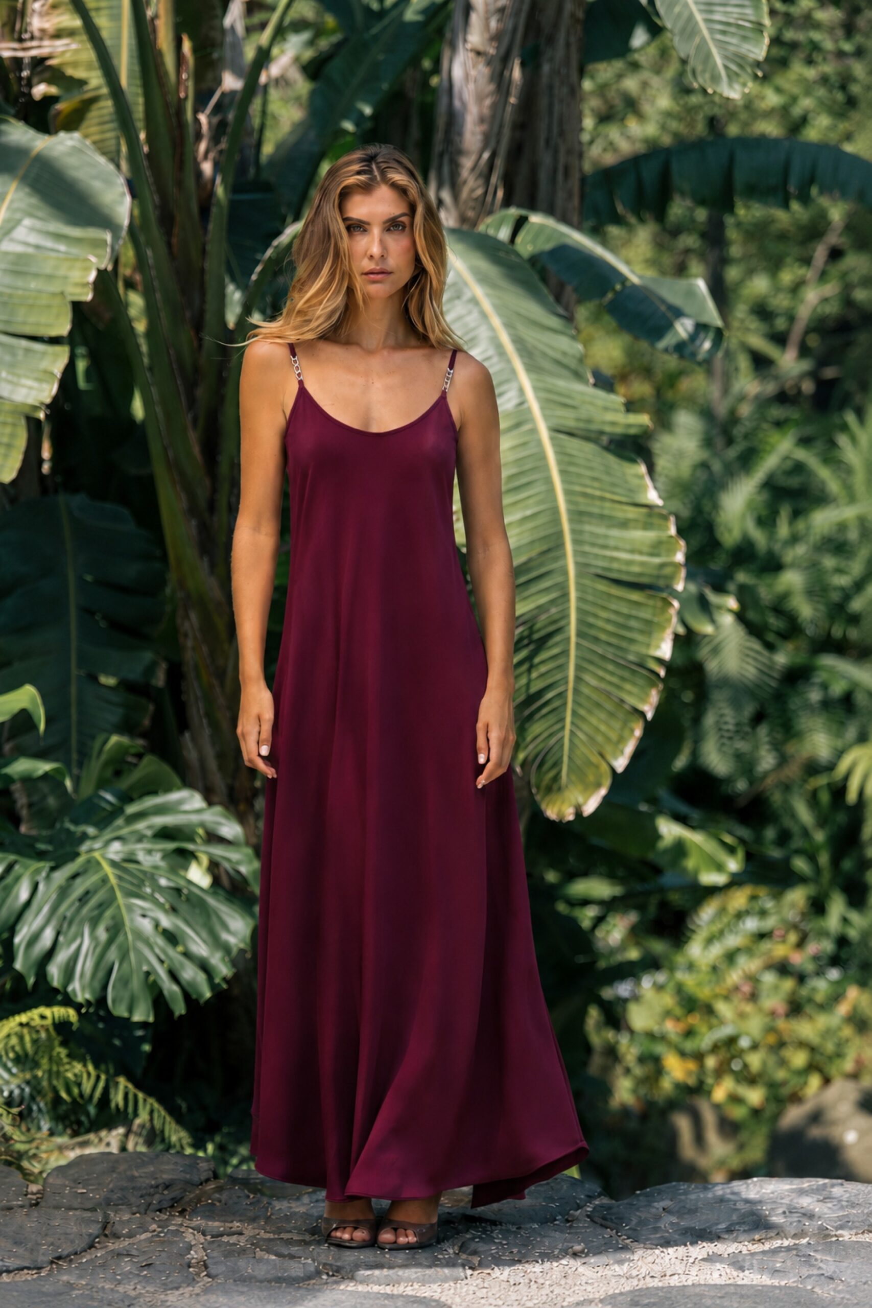 1784814091_37733412a09310239fe96cdc7354b9a5 VESTIDO MIDI BORDO FLUIDO DE ALÇAS FERRACHE - Image 1