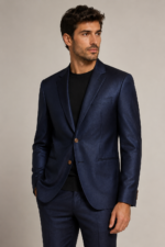 BLAZER AZUL MARINHO PONTO CHIC