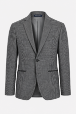 BLAZER CINZA COM PADRÃO MICROTEXTURIZADO PONTO CHIC