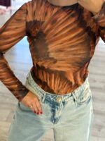 CAMISOLA EM TULE ESTAMPADO PAINTED WINGS LANÇA PERFUME - Image 3