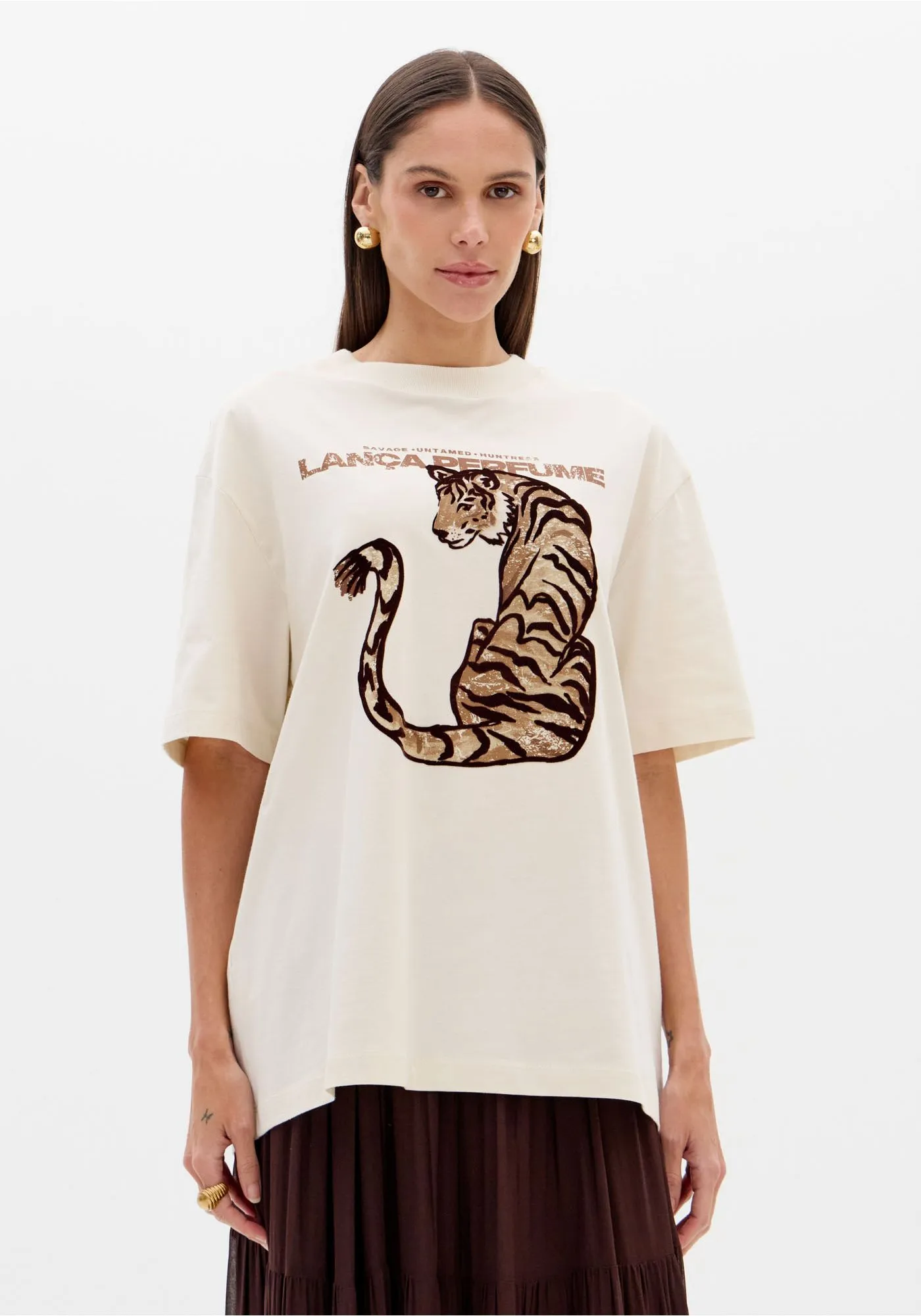 transferir (4) T-SHIRT ESTAMPADA CRU LANÇA PERFUME - Image 1