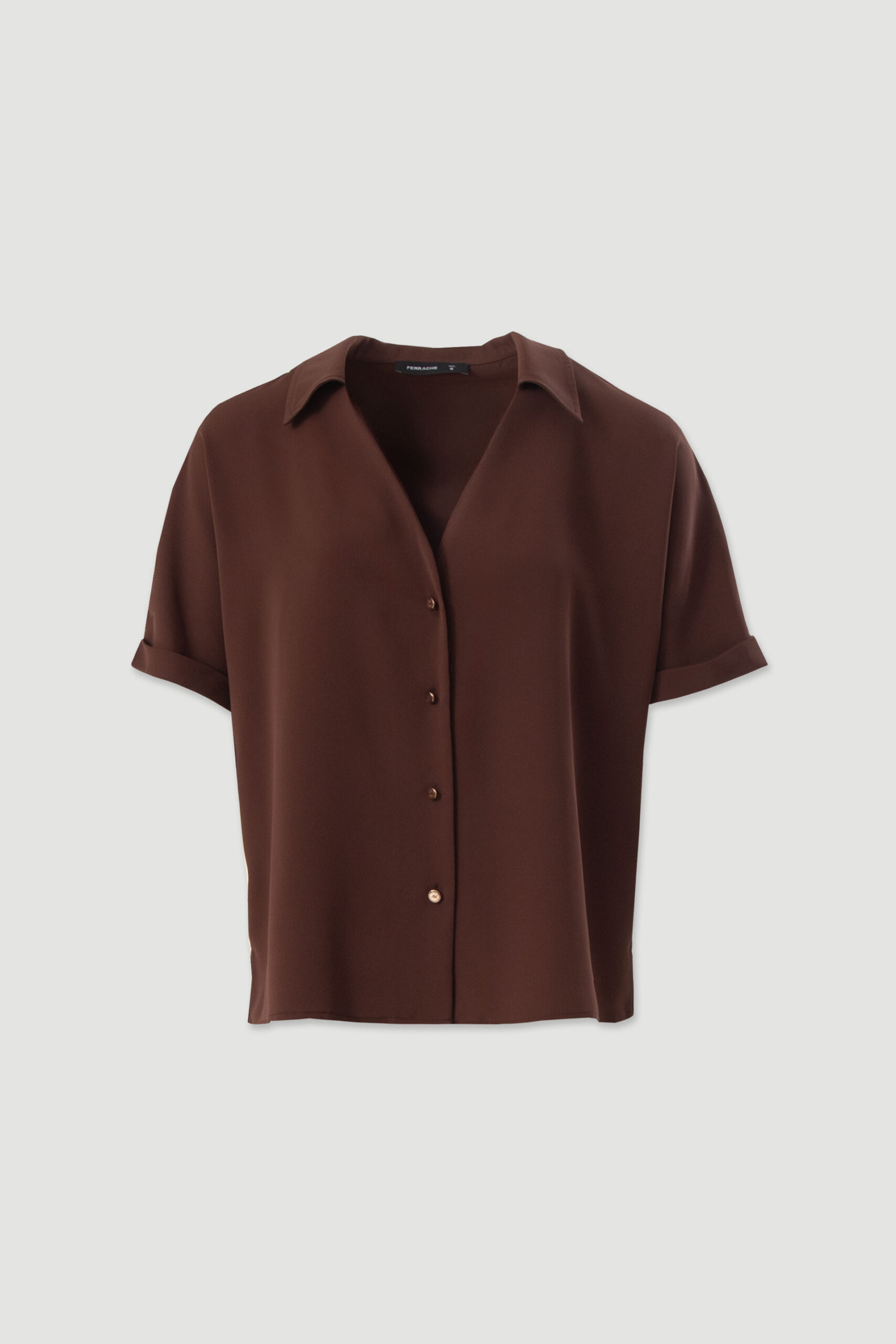 1786030538_94cd9174ad5c5f5c6763abaf5ca7579c BLUSA FLUÍDA CASTANHA COM DECOTE EM V FERRACHE - Image 1