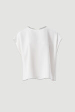 BLUSA BRANCA DE MANGA CURTA FERRACHE
