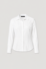 CAMISA CINTADA BRANCA DE MANGA COMPRIDA FERRACHE